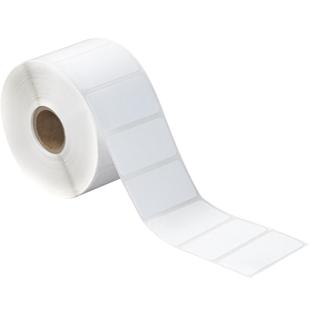 1 <span class='fraction'>1/5</span> x 17/20"  White Desktop Direct Thermal Labels
